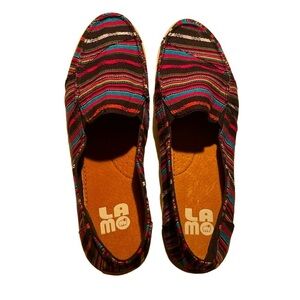 LAMO NWOT Serape Slip On Shoes